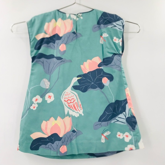 Tea Collection Girls Printed Woven Pleated Dress Size 2 - Picture 9 of 9